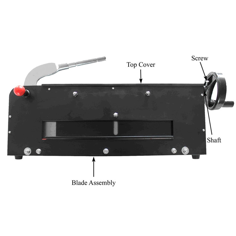 A4 Heavy Duty Desktop Stack Paper Cutter 12.2" Manual Thick Layer Paper Cutter