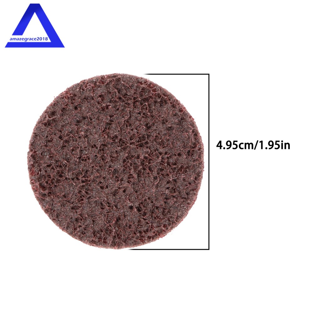 Surface Conditioning Quick Change Discs, 2" Red (Medium) Prep Pad - 25 Pack