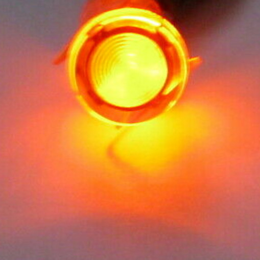 (2-PACK) SOLICO 2106 14V 1.2W AMBER PANEL INDICATOR LIGHT *D16