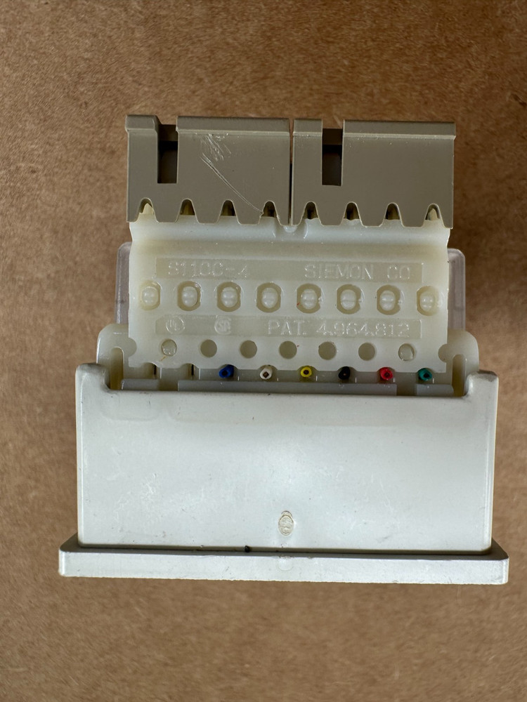 Siemon Dual Port Double CAT5E Coupler RJ45 Data Jack