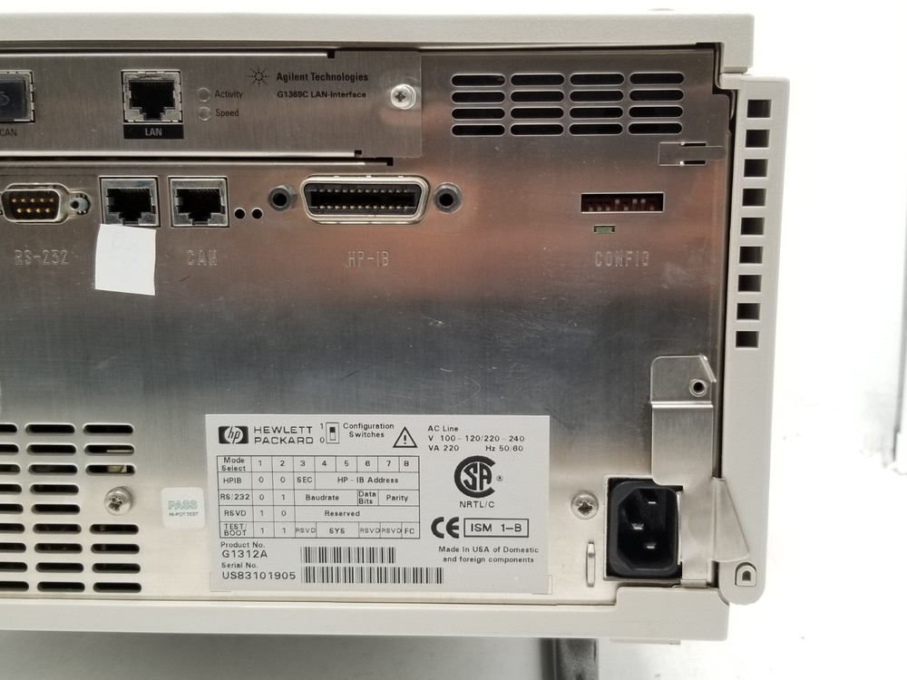 Hewlett Packard 1100 Series G1312A Binary Pump