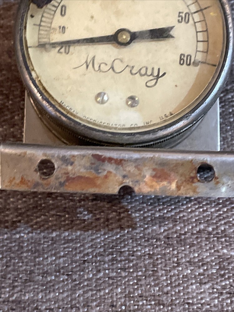 Antique McCray Refrigeration Temperature gauge