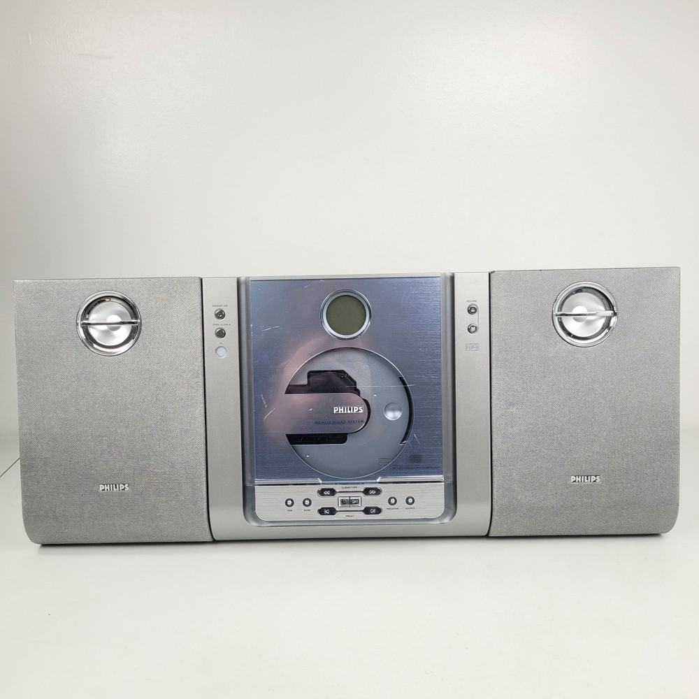 Philips MCM240/37 Home Audio System Micro System Tested Door Works!