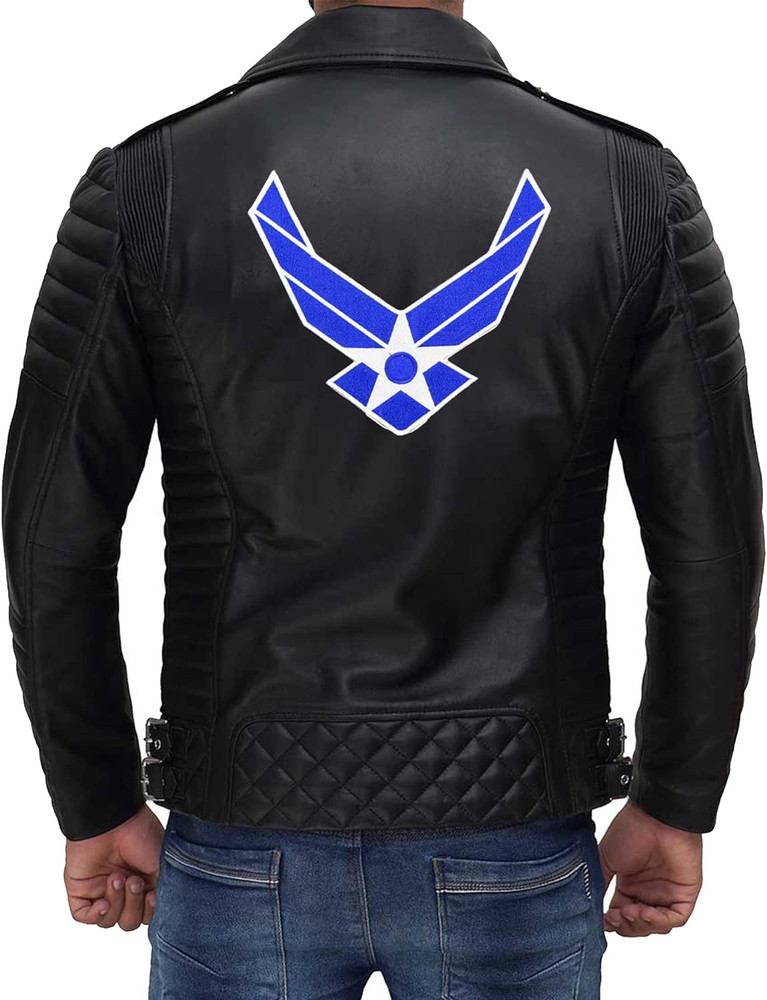 Air Force Logo Iron-On Embroidered Patch