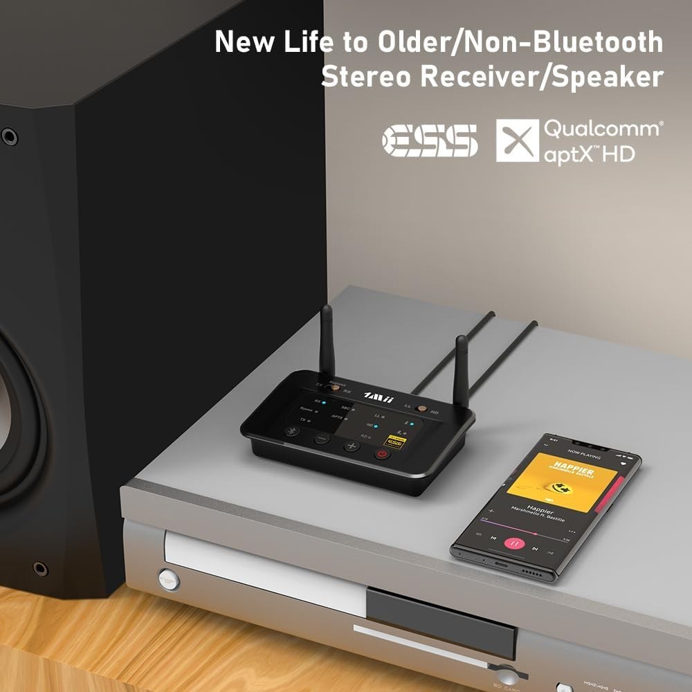 Wireless Audio Transmitter with Optical & RCA Outputs