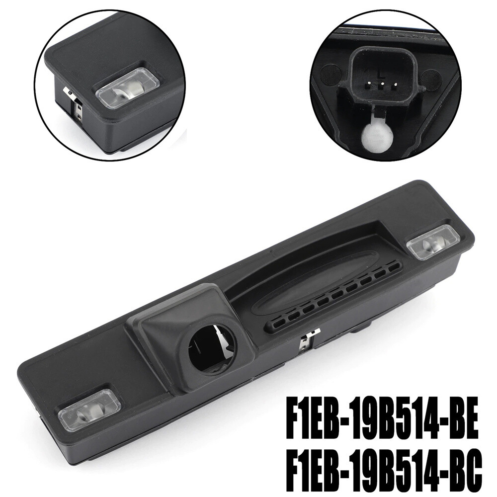 Trunk Tailgate Handle Switch F1EB19B514B Black ABS For 2012-2018 Ford Focus ST