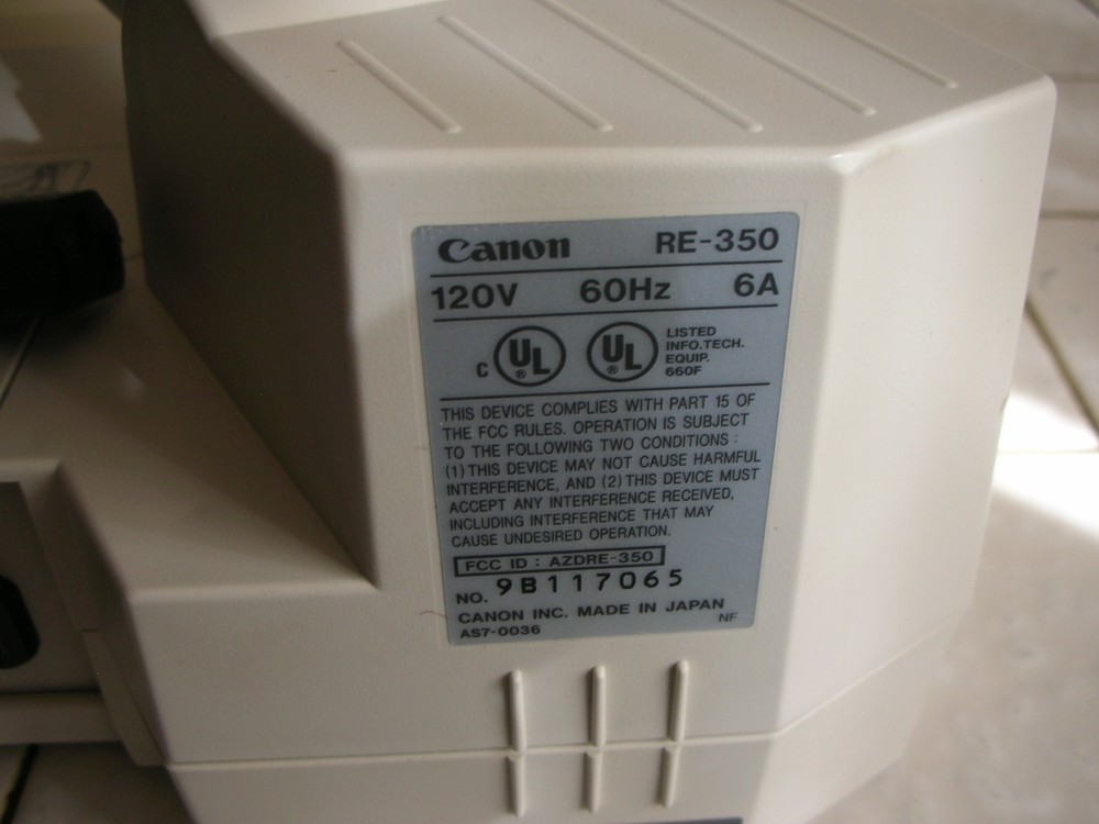 Canon Video Visualizer RE-350