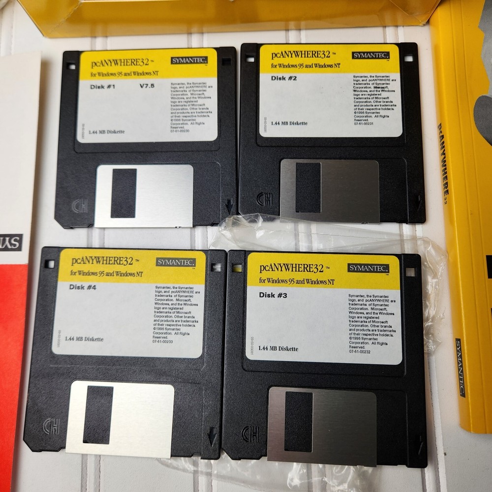 Symantec pcAnywhere32 Version 7.5 for Windows NT and 95