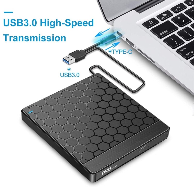 External DVD for Laptop 6 in USB DVD Player for Laptop Disk