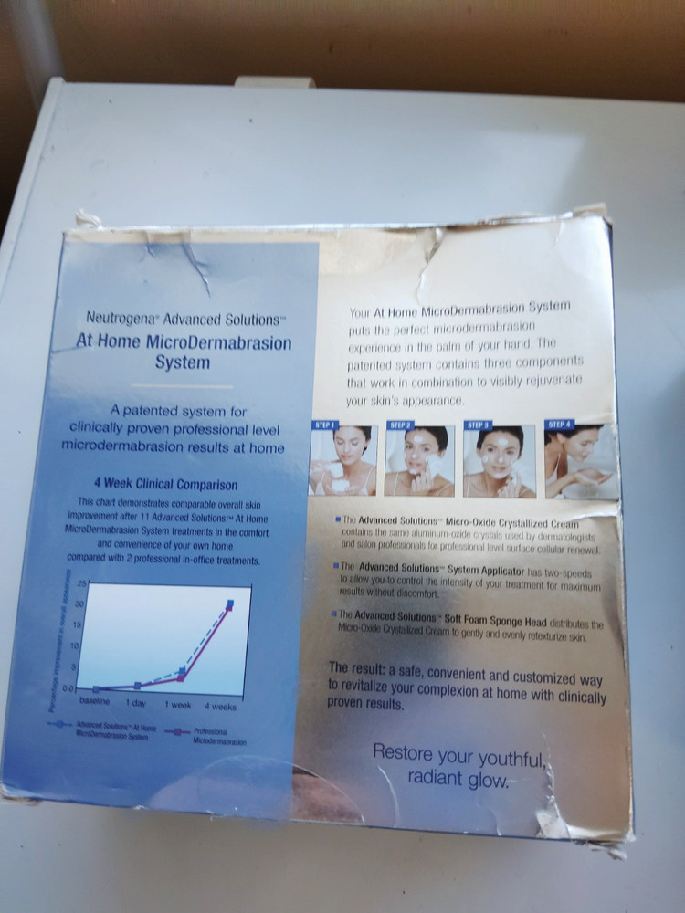 Neutrogena Advanced Solutions At Home Micro Dermabrasion System Discontinued NIB