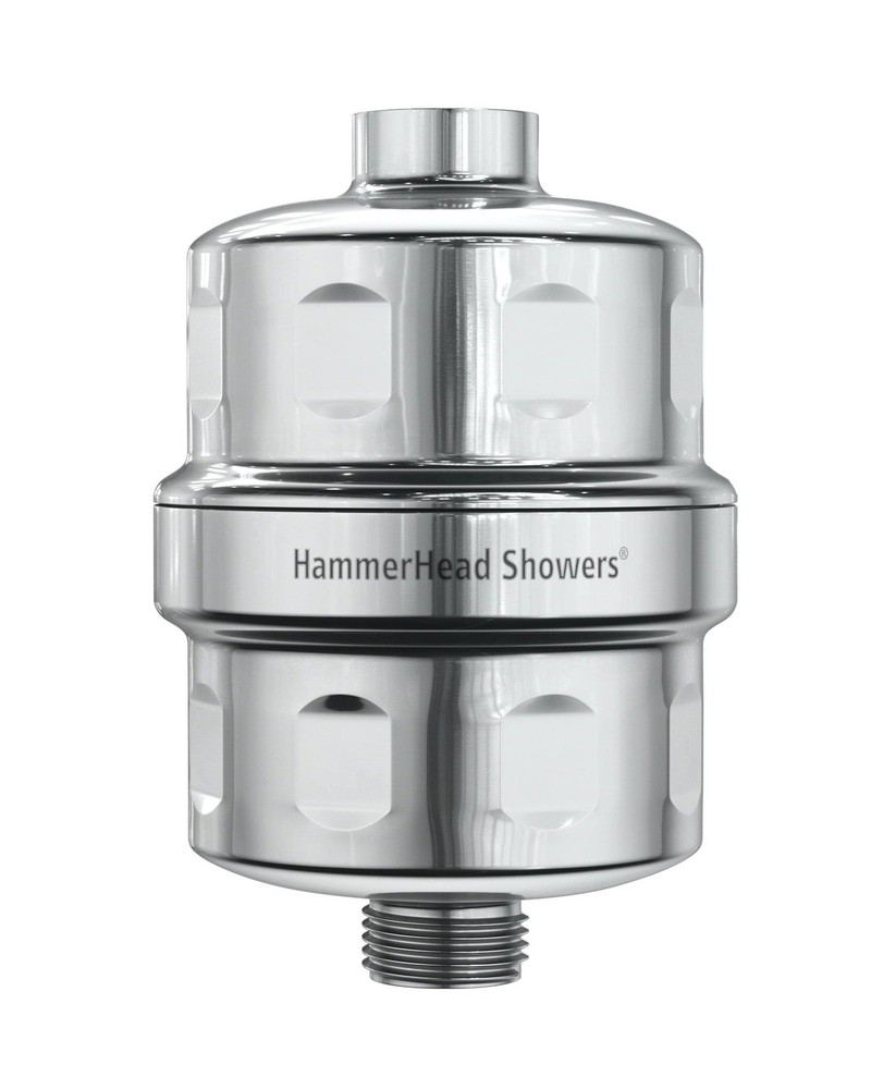 HammerHead Showers® Solid Metal Shower Head Filter – KDF 55 Chrome