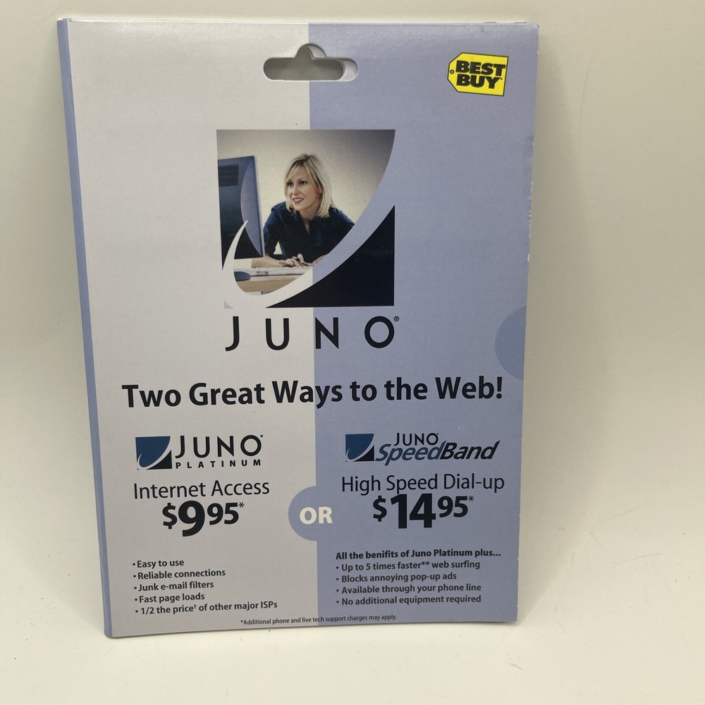 Juno Internet Juno Platinum Sealed Promotional Disc