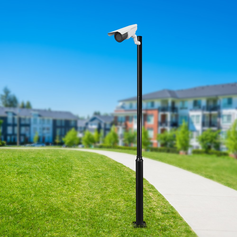 3M Outdoor Split Street Light Pole Size Pole Courtyard Lighting Post 114+76mm