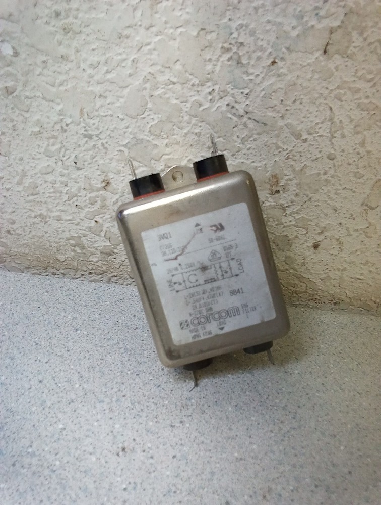 Corcom 3VQ1 Line Filter, 3A 120/250v