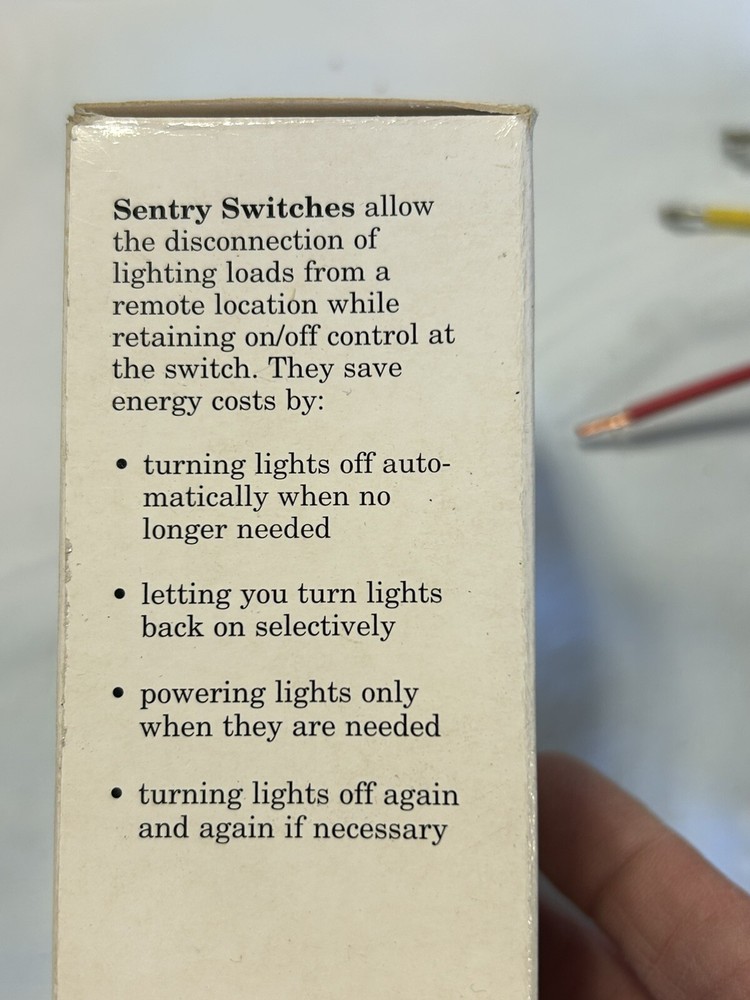 Sentry LLC Sentry Switch SS Clear Toggle #23277