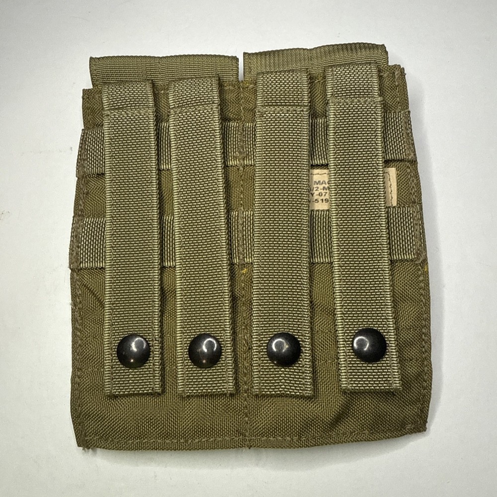 Eagle Industries Double Mag Pouch MP2-M4/2-MS-KH Khaki VGC