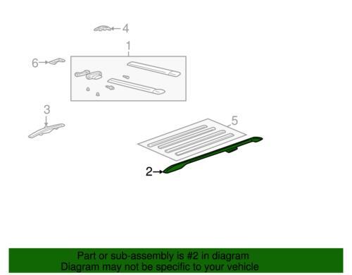 Genuine Ford Side Rail 4L2Z-7855114-BAA