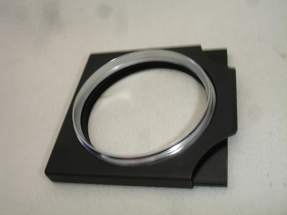 Two Kodak Gelatin Filter Frame Holder - 3in. Square + adapter