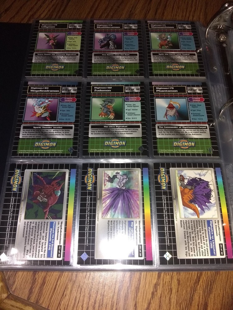 2000 Upper Deck Digimon Series 2 Complete Base Set (32) Mint