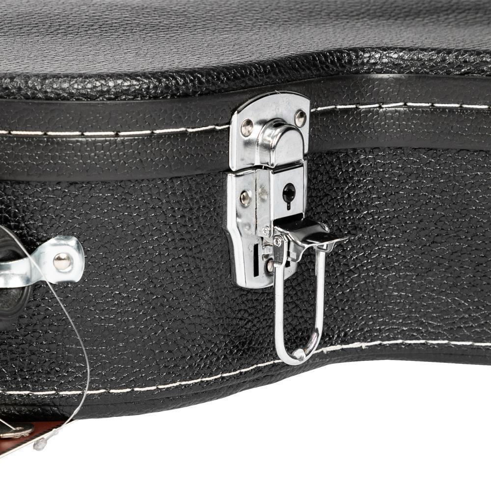 Glarry Protable GJazz Electric Guitar Hard Shell Case Carry Box