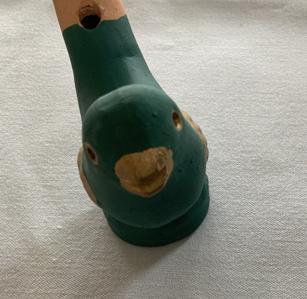 Peruvian Andean Clay Bird Whistle