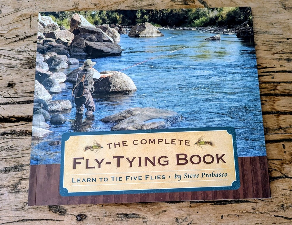 The Complete Fly-Tying Kit: Book, Vise, Tools, Materials, Instructions NOS