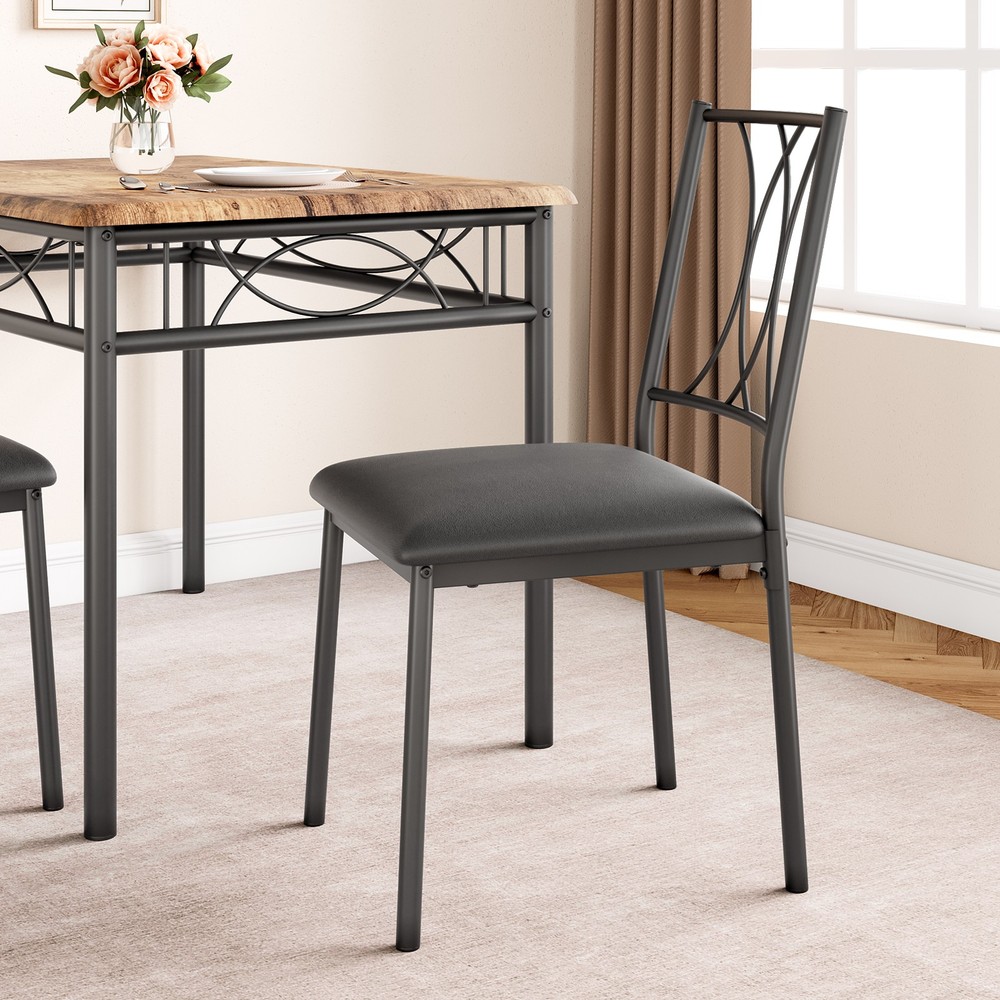 Small Dining Table Set For 4, Space Saving Dining Set Kitchen Table And 4 Chairs