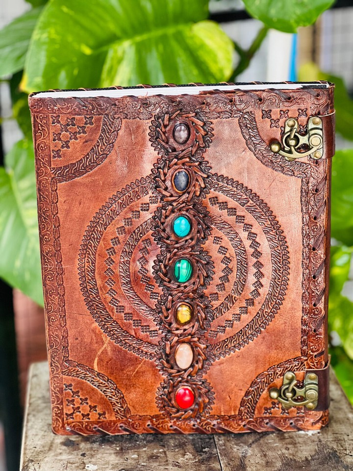 Goat Handmade Prime Leather Journal Seven Stone journal
