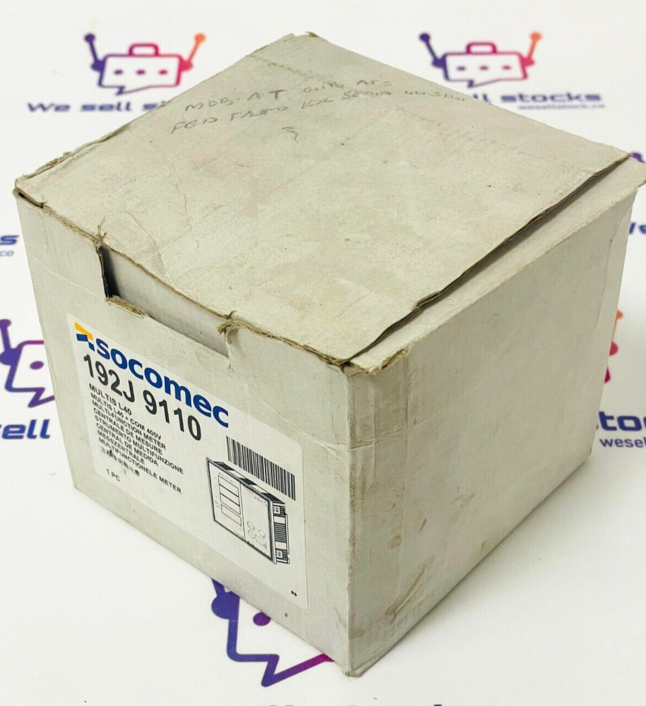 SOCOMEC MULTIS L40 Digital Multi Function Meter 192J9110