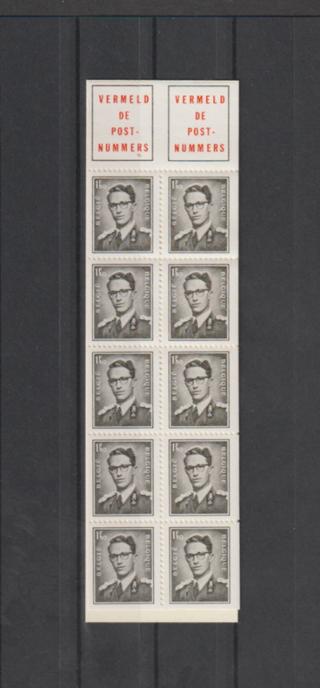 Belgium 1970 Booklet MNH per scan