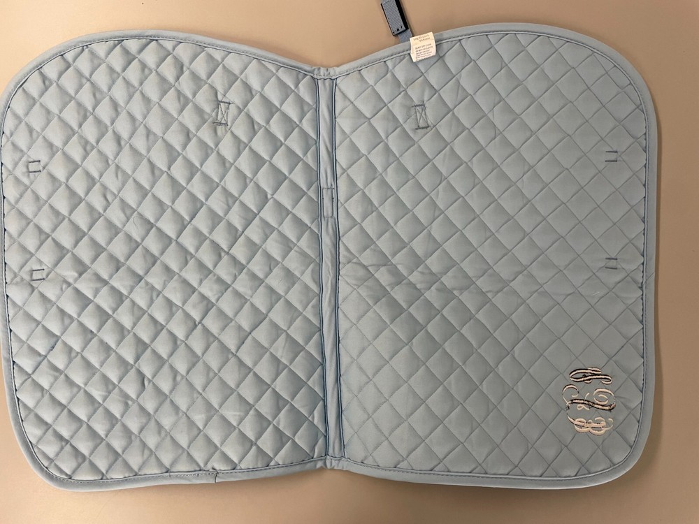 All purpose saddle pad light blue