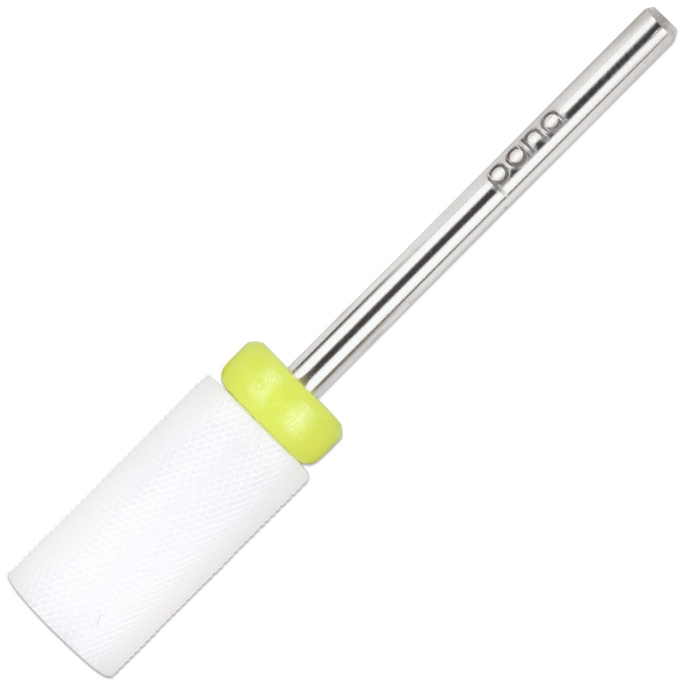 Professional Quality Ceramic White Large Barrel Bit Nail Drill Extra Fine Grit