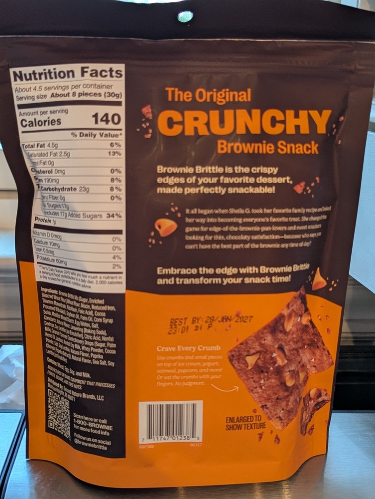 Brownie Brittle (Salted Caramel)