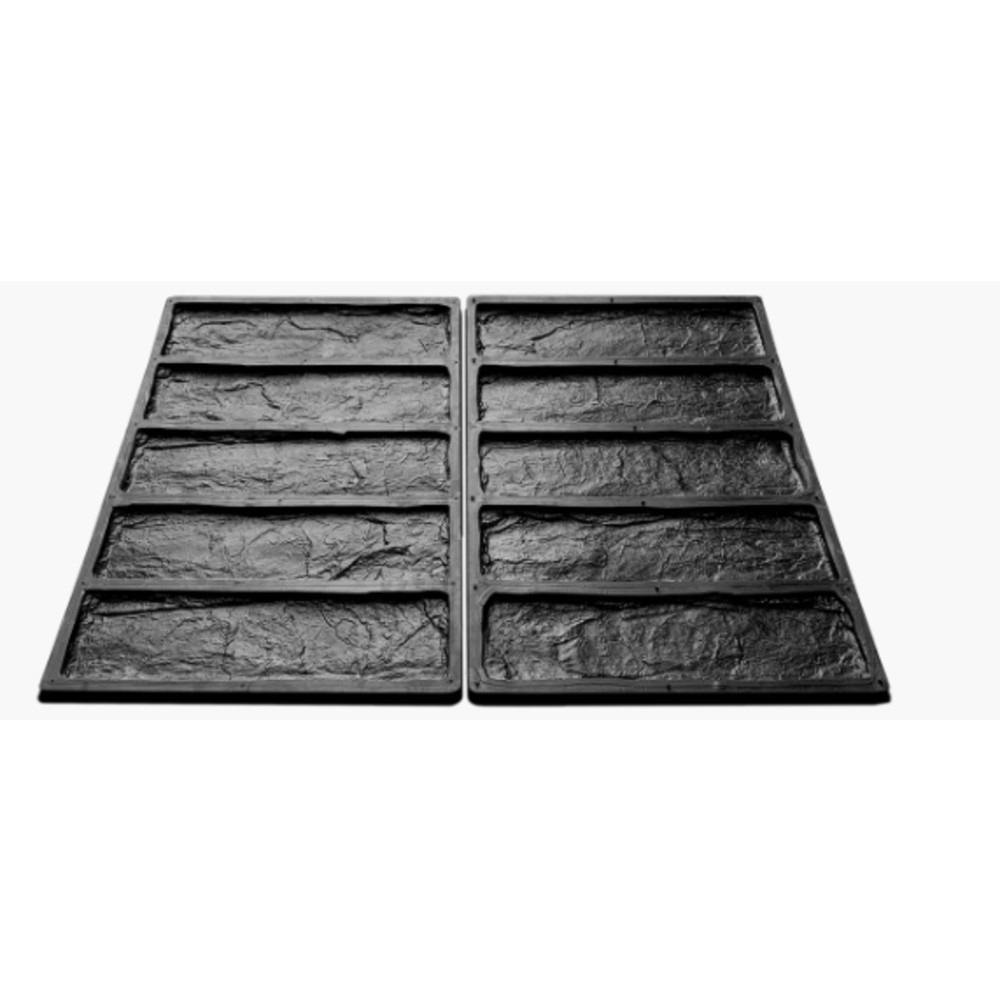 Rubber Mould for plasterboard ‘Old Brick’ (10-cell)  Concrete Interior