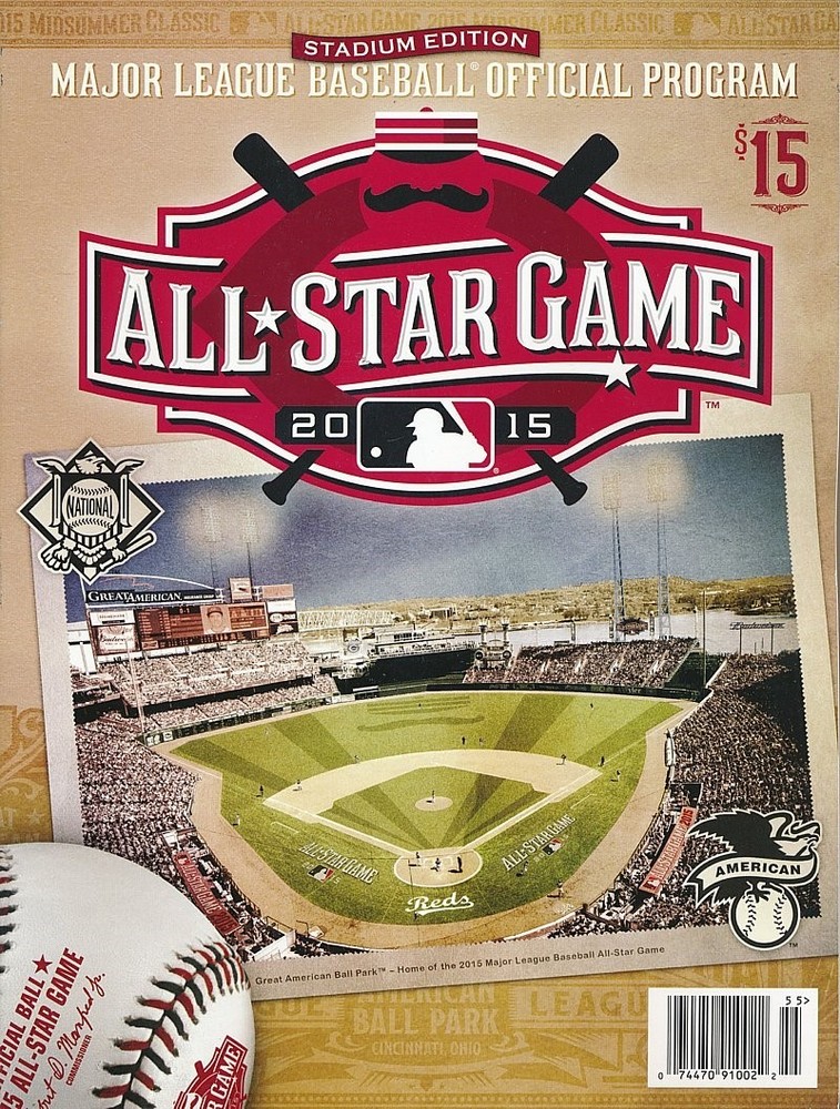 2015 All Star Game Program - Stadium Edition - Cincinnati - Shipped in a Box