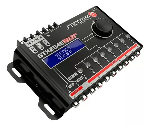 Stetsom STX2848/Digital Audio Processor/Dsp Crossover 2 Inputs 8 Outputs/Stetsom