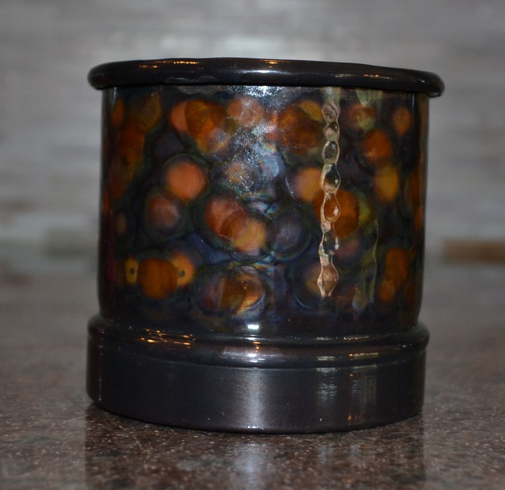 Labrazel Torched Hammered Copper Holder Container Cup