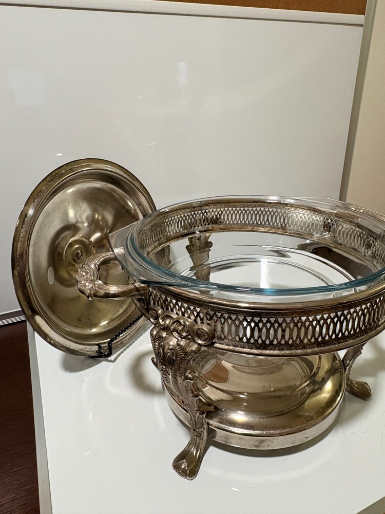 silver plate chafing dish