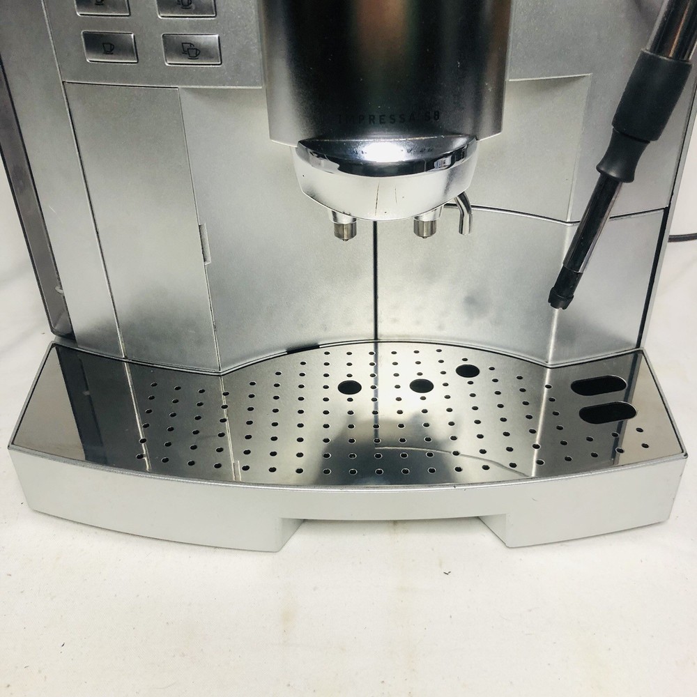 Jura Impressa S8 Silver One-Touch Espresso Machine Fully Automatic Coffee Maker