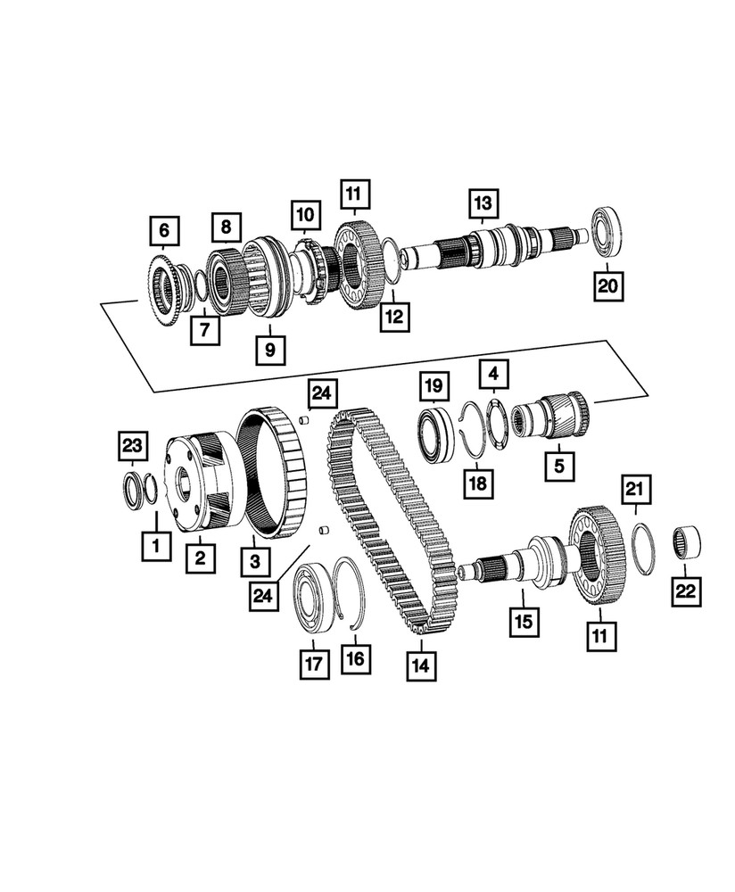 Genuine Mopar Shift Range Sleeve 68001928AA