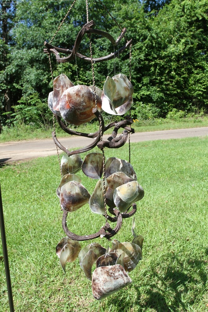 WINDCHIME,Large Seashell Windchime,beach decor,seashells,Beach Decor, gift G-37