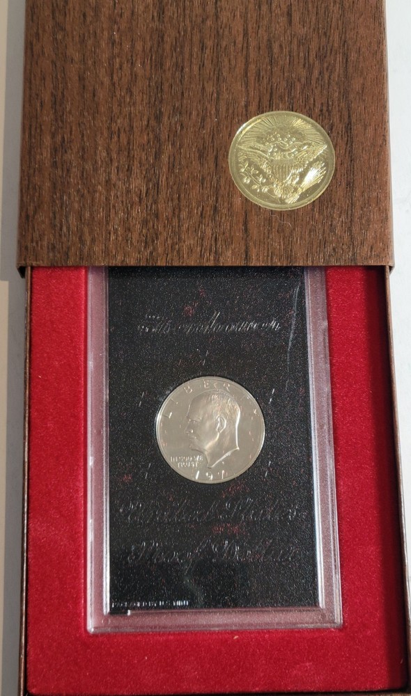 1971 S Eisenhower Silver Dollar US Proof Coin Set