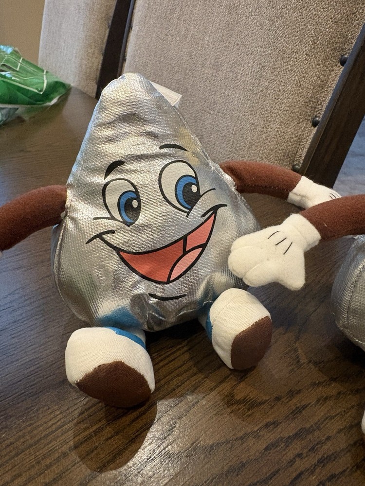 2 Hershey Kisses 1994. Approx 9”