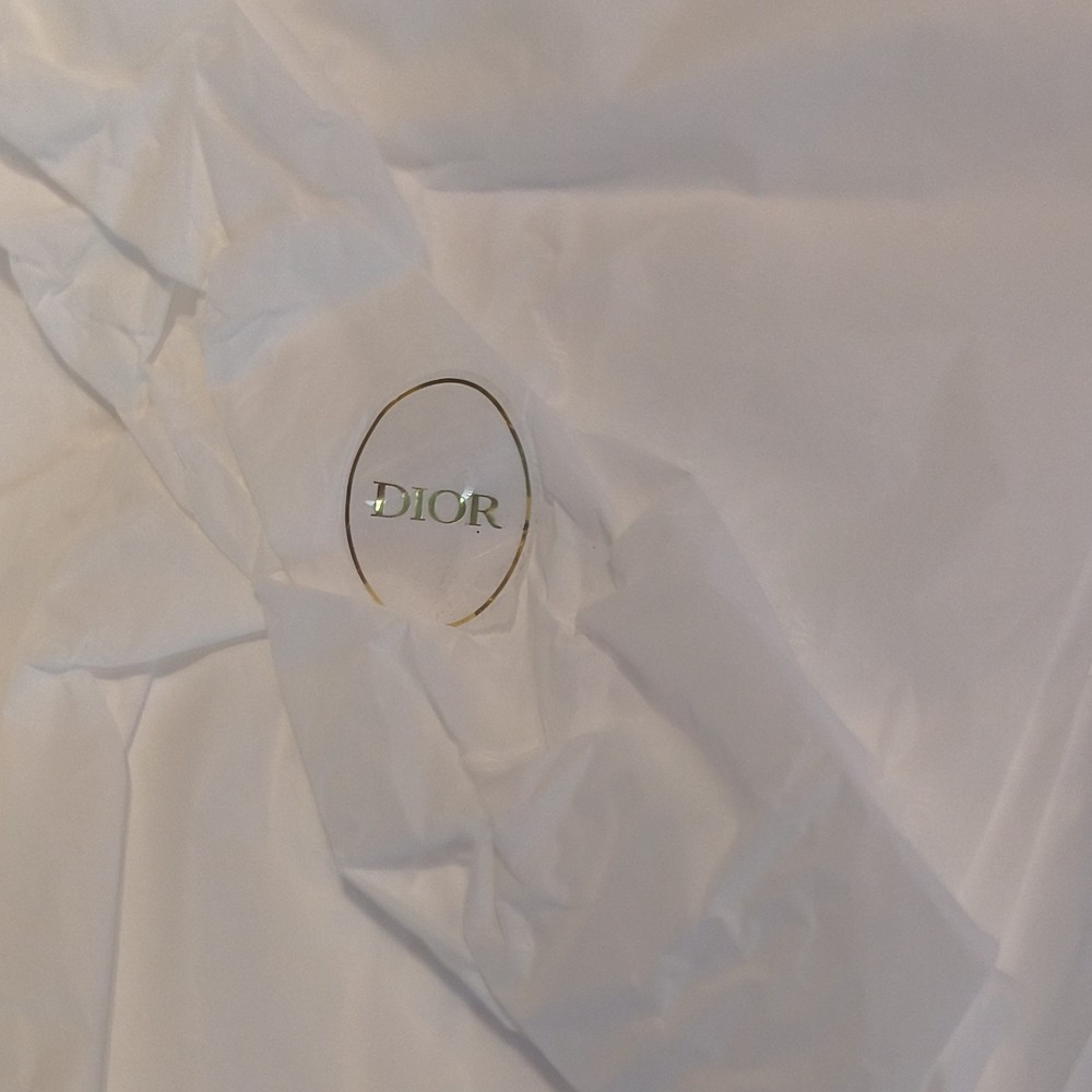 Dior White Rectangular Gift Box with Branded Tissue Paper