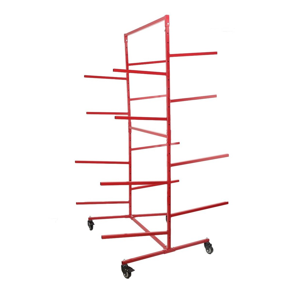 Floor Mobile Bumper Storage Rack Heavy Duty Double Sided Bumper Storage Rack
