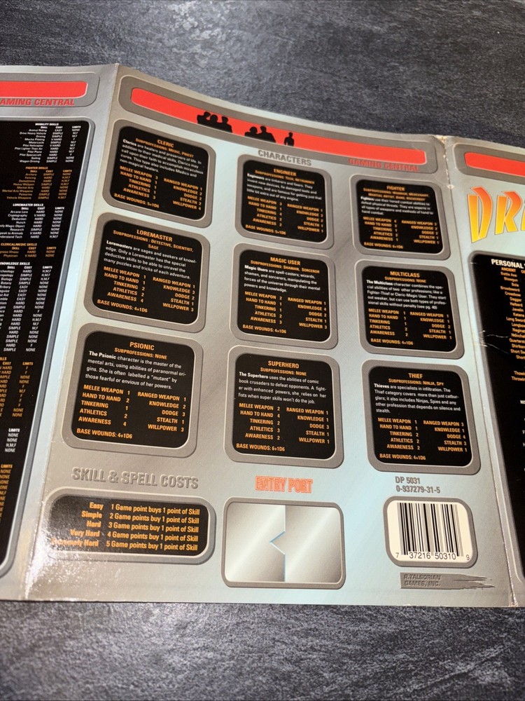 Dream Park RPG Gamemaster Pack: Complete / Uncut