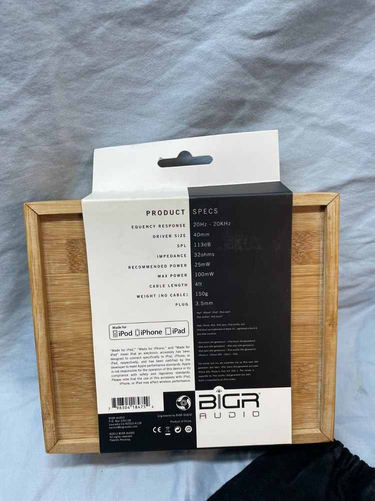 BIGR Audio Madison Avenue Black High End Wired