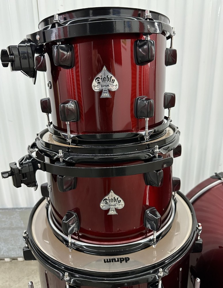 ddrum Drum Set 5-piece Kit Shell Pack Diablo Red/ Black
