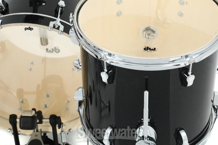 PDP New Yorker 4-piece Shell Pack - Black Onyx Sparkle