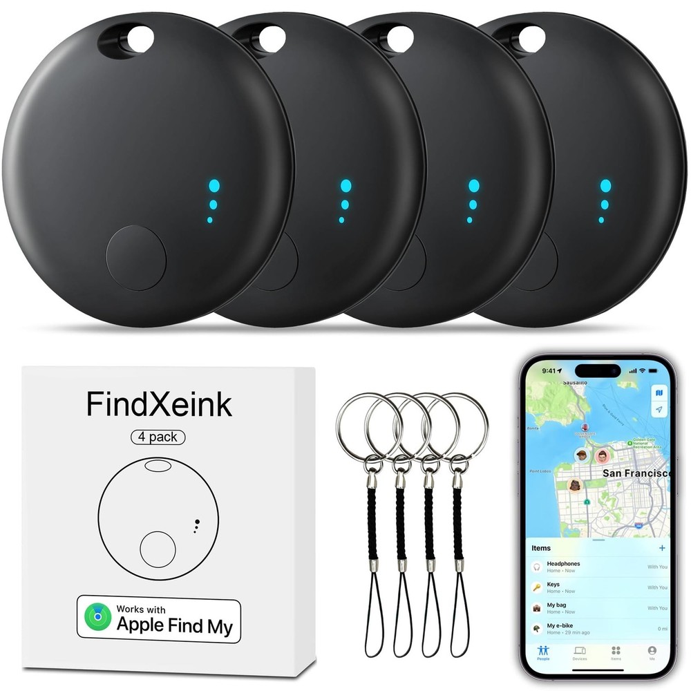 Tracker Tag 4 Packs Bluetooth Tracker, Smart Tag Locator Tracking Device, Key...